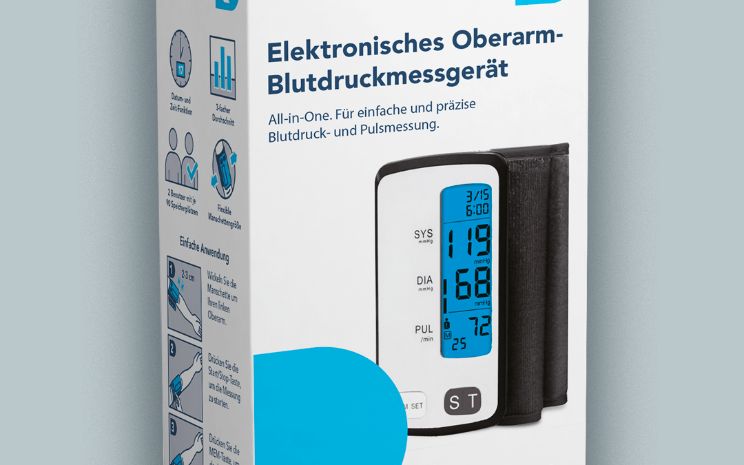 Elektronisches Oberarm-Blutdruckmessgerät